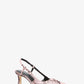 Alora Snake Embossed Leather Slingback Pump