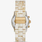 Runway Pavé Gold-Tone and Acetate Watch