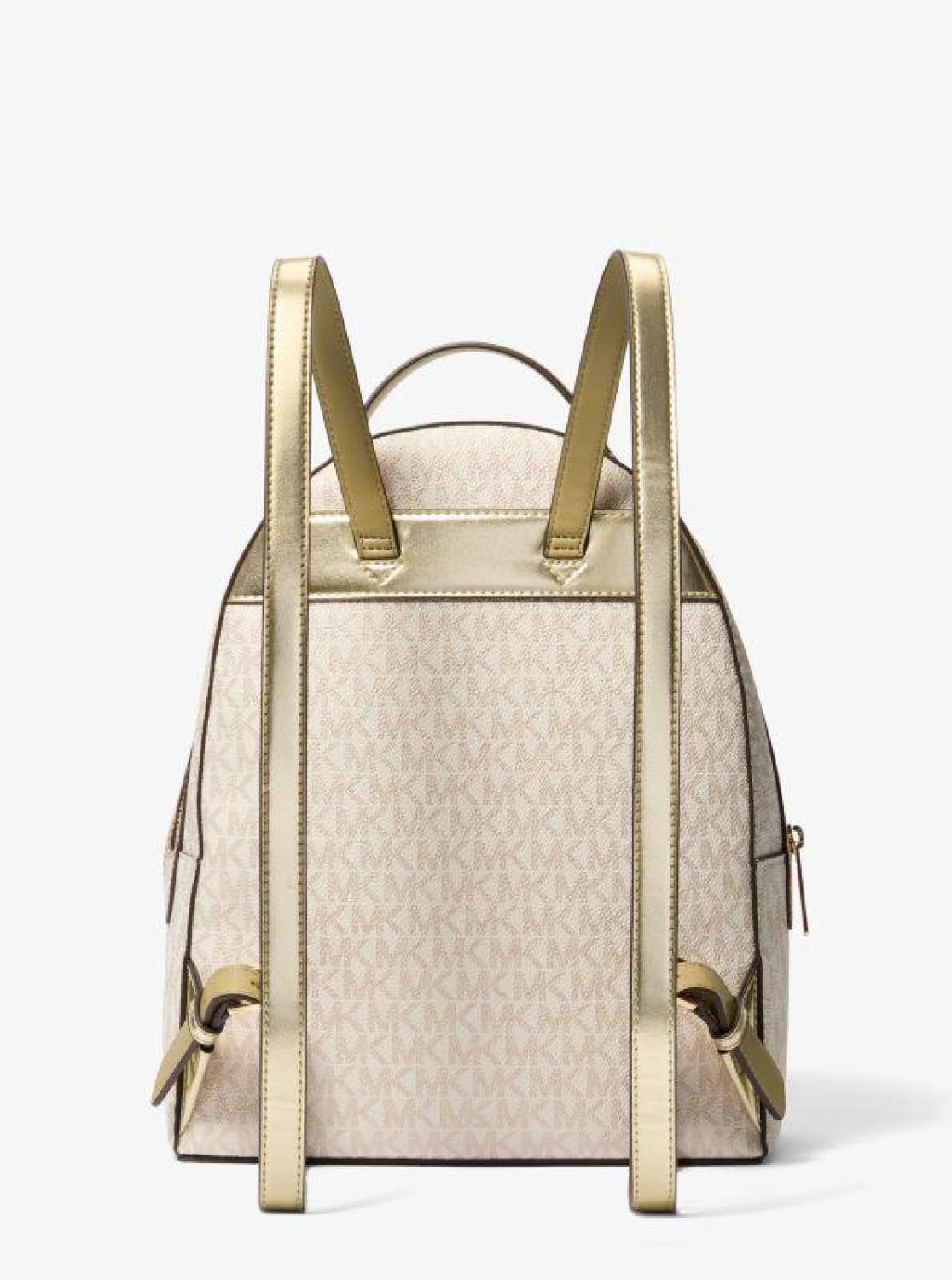 Sheila Medium Two-Tone Signature Logo Backpack