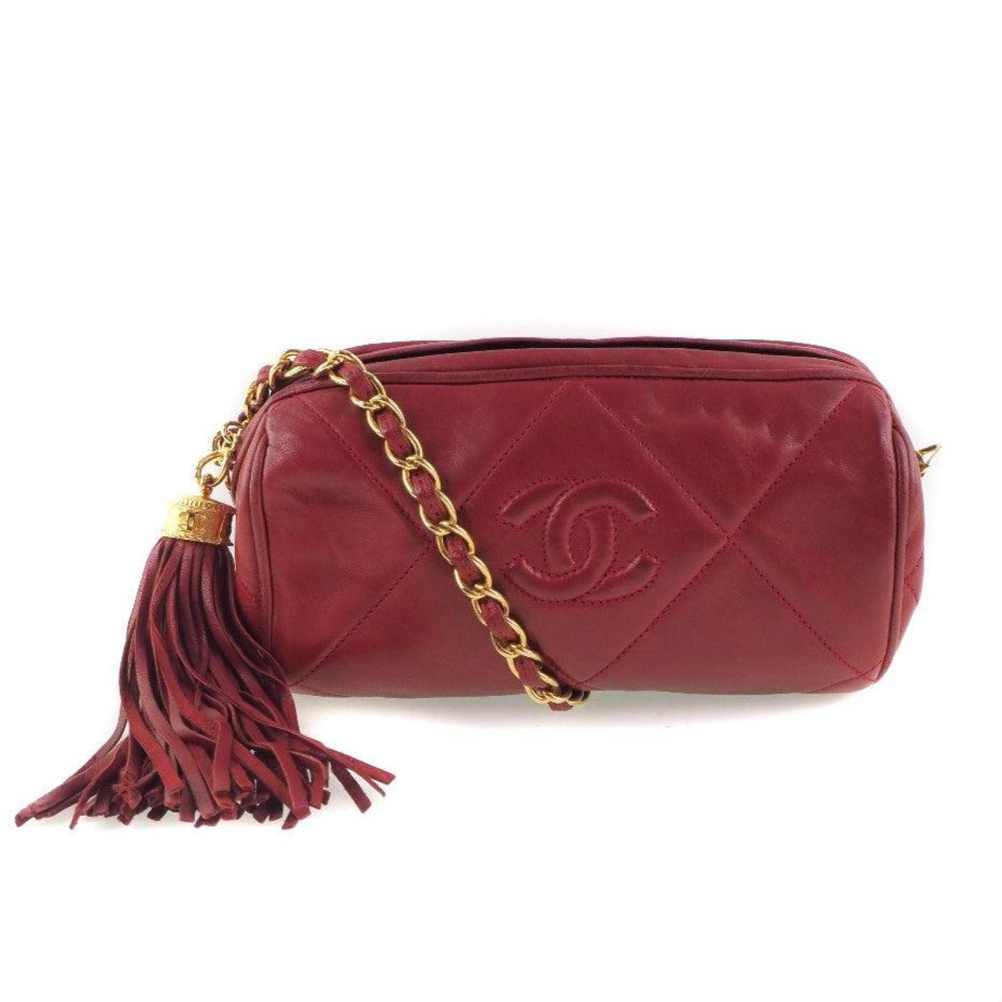 Chanel Matrasse  Leather Shoulder Bag (Pre-Owned)