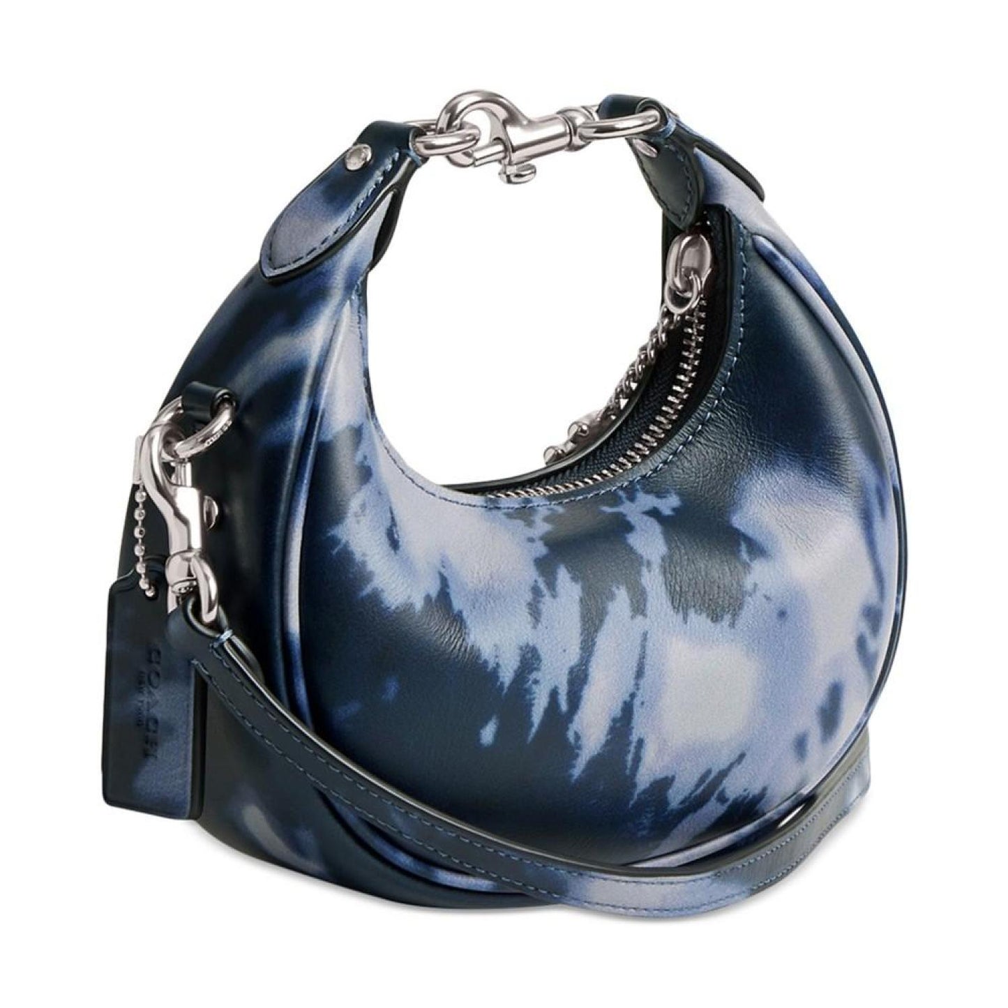 Jonie Tie-Dye-Print Mini Leather Bag