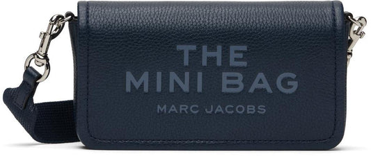 Navy 'The Leather Mini' Bag