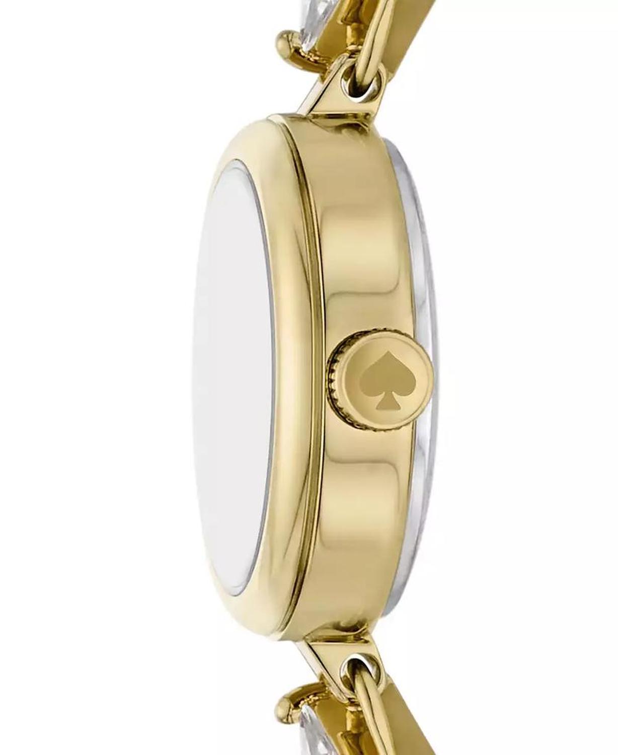 Women's Monroe Three-Hand Gold-Tone Stainless Steel Bracelet Watch, 20mm