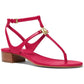 Lita Womens Leather Slingback Heel Sandals