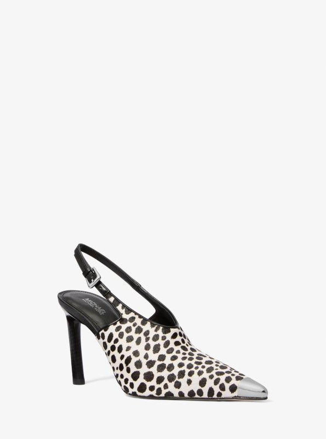 Kasia Cheetah Print Calf Hair Slingback Pump