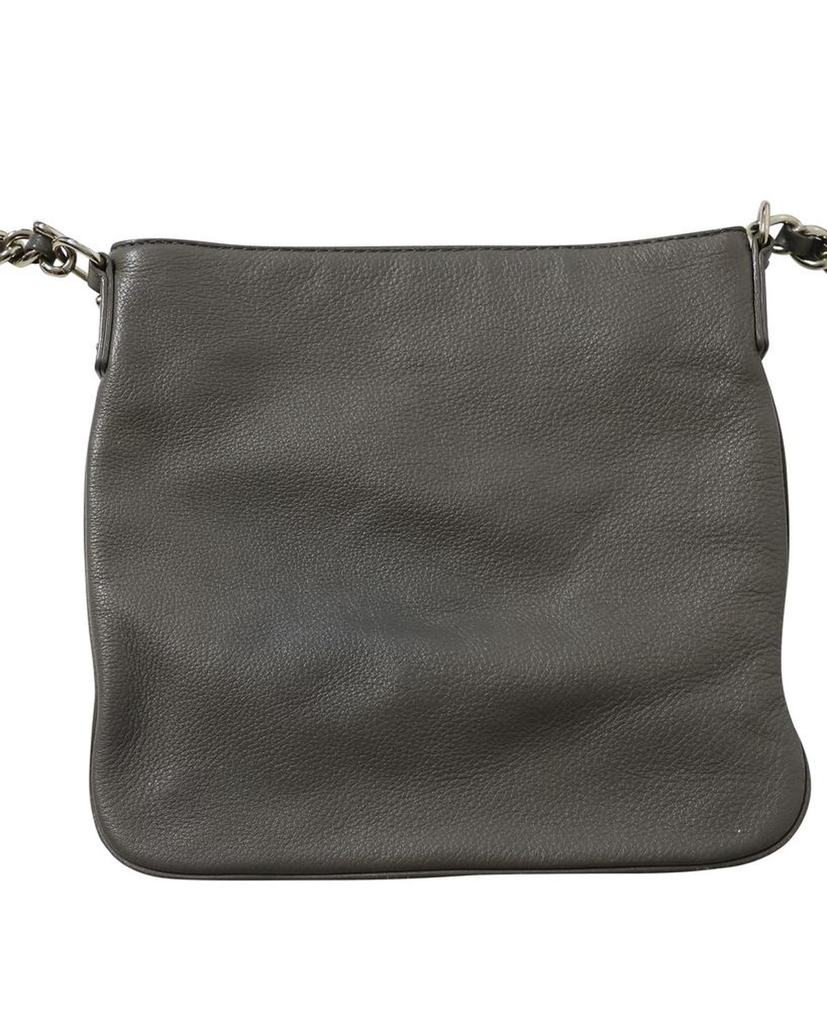 Kate Spade Jackson Zip Crossbody Bag in Grey Leather