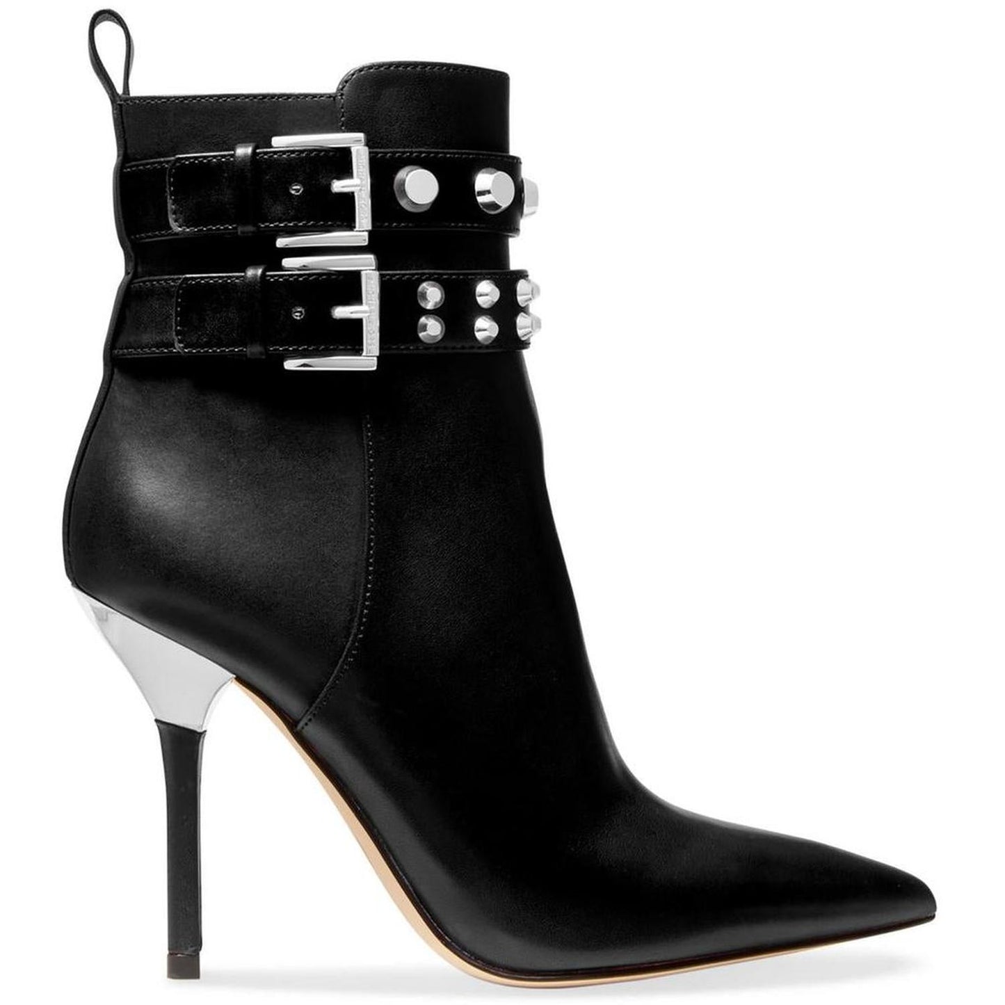 Amal Ankle Bootie Womens Leather Pointed Toe Ankle Boots