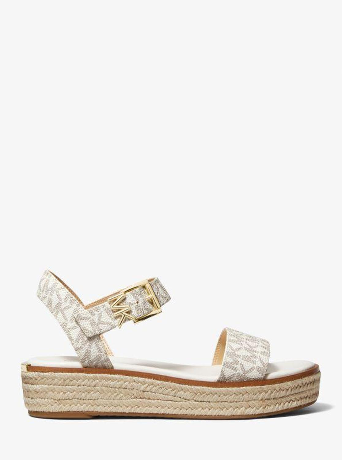 Richie Signature Logo Platform Espadrille Sandal