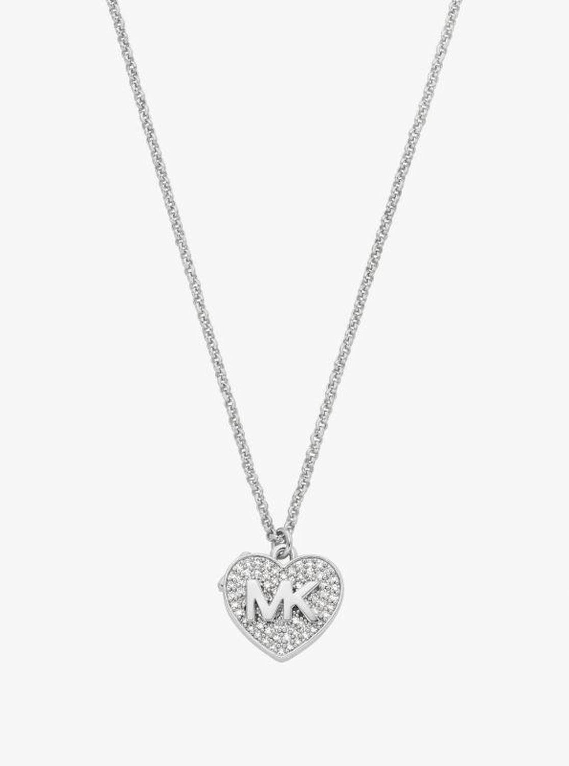 Pavé Heart Locket Necklace