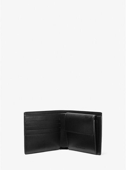 Hudson Leopard Logo Billfold Wallet