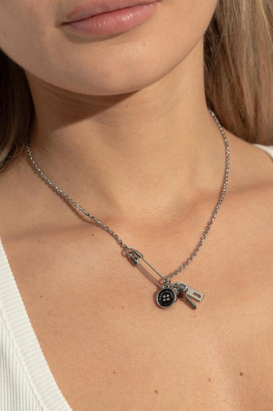 Marc Jacobs Button Charm Necklace