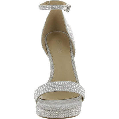 Jordan Womens Embellished Almond Toe Platform Sandals