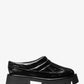 Barton Crackled Patent Leather Slip-On Mule