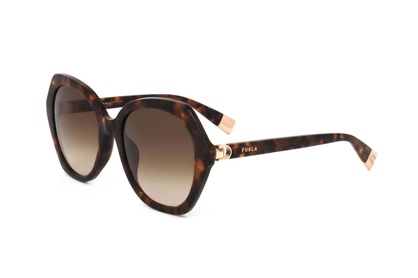 Furla Geometric Frame Sunglasses