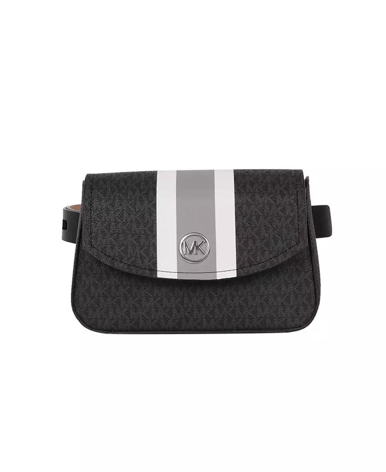 Michael Kors Women's Logo belt bag with stripe