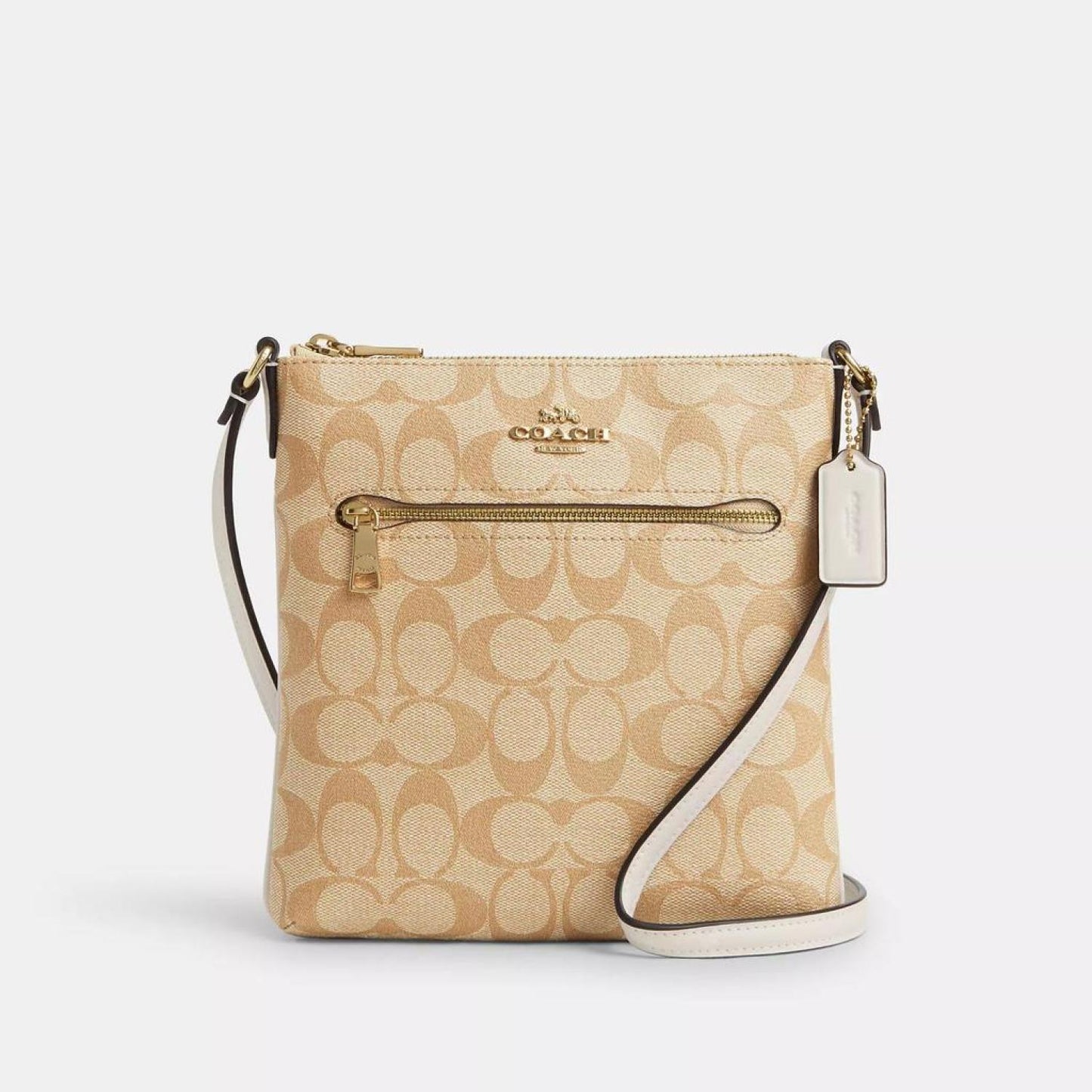 Coach Outlet Mini Rowan File Bag In Signature Canvas