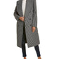 Michael Kors Collection Dogtooth Melton Wool Coat