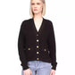 MICHAEL Women's Shaker-Stitch Cardigan Sweater