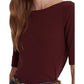 Stretch Cotton Boatneck Top