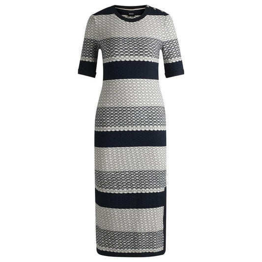 Women's Structured-Stripe Dress