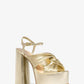 Alessia Metallic Platform Sandal