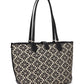 Spade Flower Jacquard Medium Open Tote