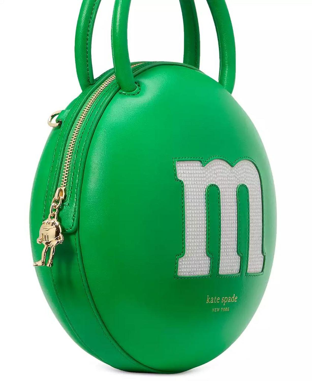 X M&M's Embellished Smooth Leather 3D Crossbody Bag