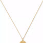 Gold-Tone Color Spark Round Pendant Necklace, 16" + 3" extender