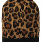 Women's Brushed Three Color Leopard Beanie