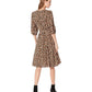 Lovely Leopard Wrap Dress