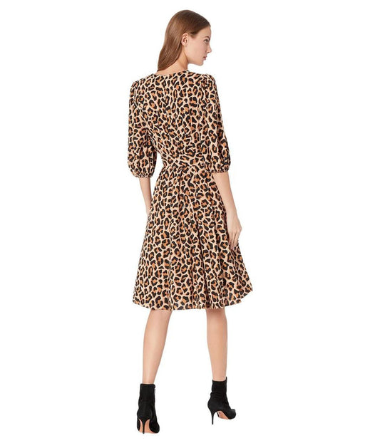 Lovely Leopard Wrap Dress