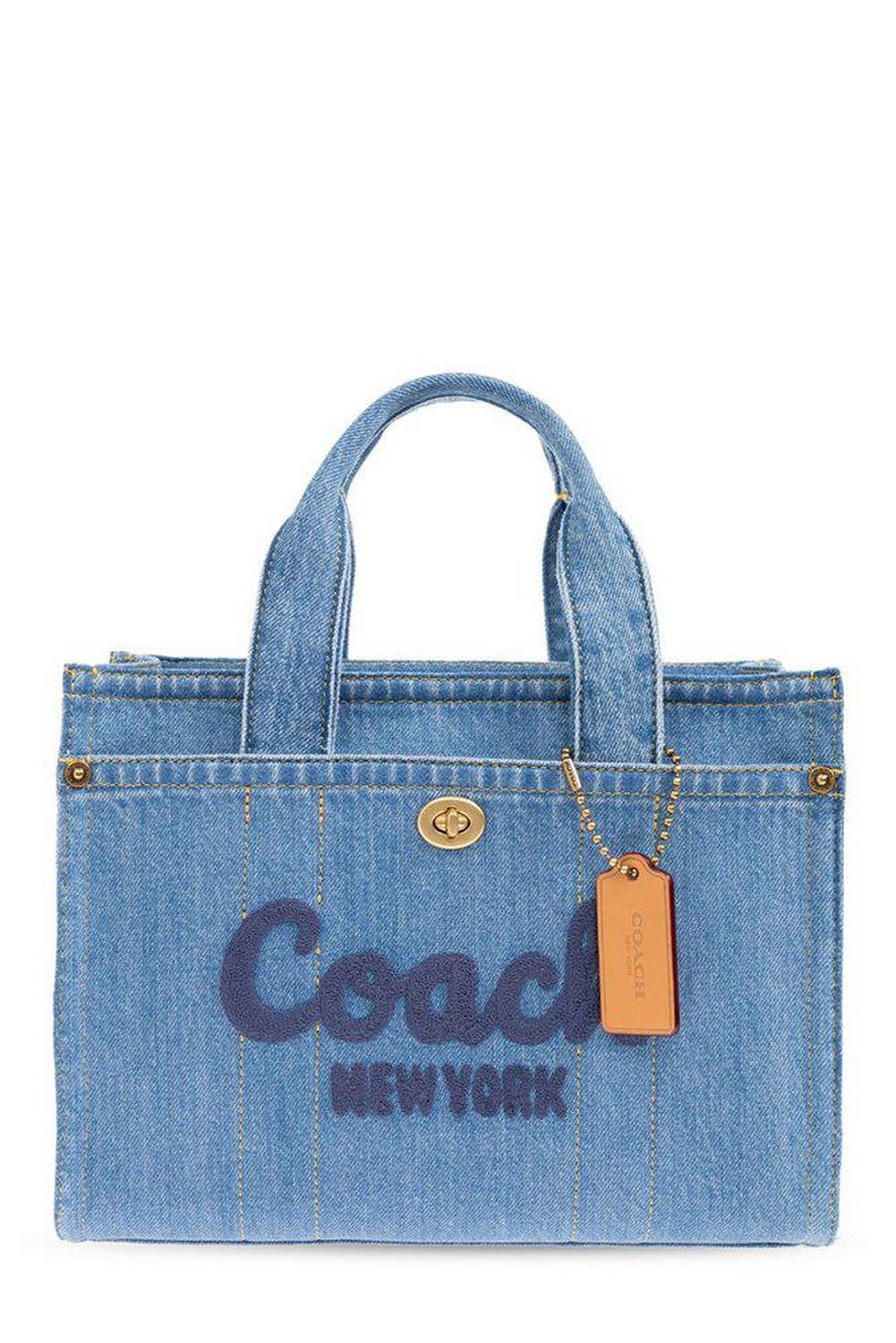 Coach Logo-Embroidered Tote Bag