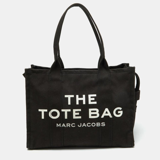 Marc Jacobs Black Canvas Large The Tote Bag