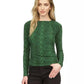 Women's Snake-Print Long-Sleeve Top