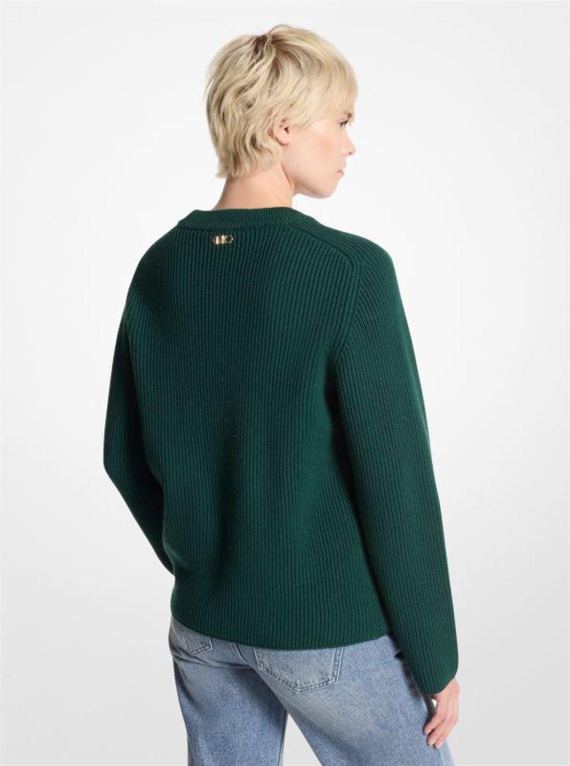 Ribbed Merino Wool Sweater