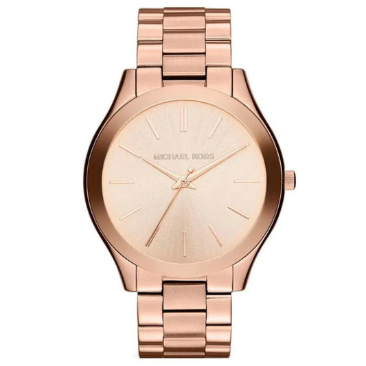 Michael Kors Slim Runway MK3197 Women's Rose-Gold Quartz 42MM Watch