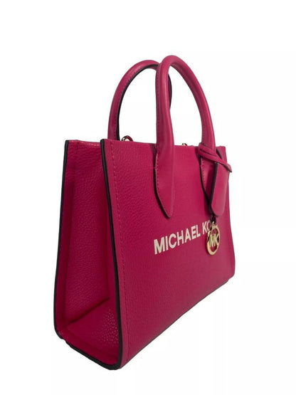 Michael Kors Mirella Small Leather Top Zip Shopper Tote Women's Bag