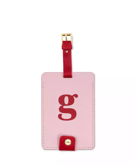 New York Just Mine Initial Luggage Tag, G