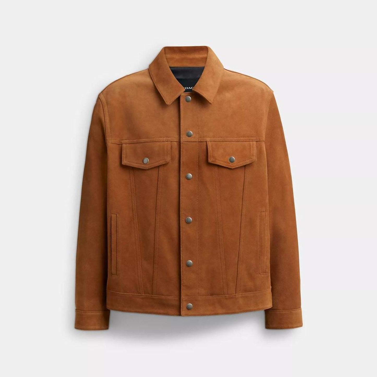 Coach Outlet Suede Leather Jacket