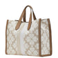 Canvas Leather Tote Bag