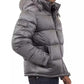 Men's Heavyweight Metallic Finish Hooded Puffer Jacket