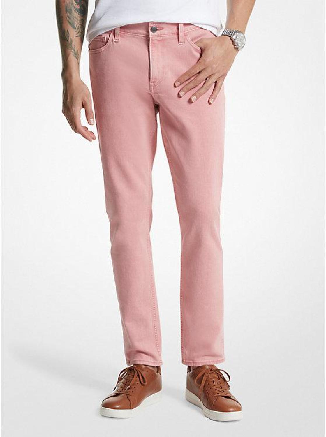 Parker Slim-Fit Pigment Dyed Stretch Cotton Pants