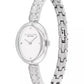 Women's Sammy Silver Tone Stainless Steel Bangle Bracelet Watch, 22.5mm