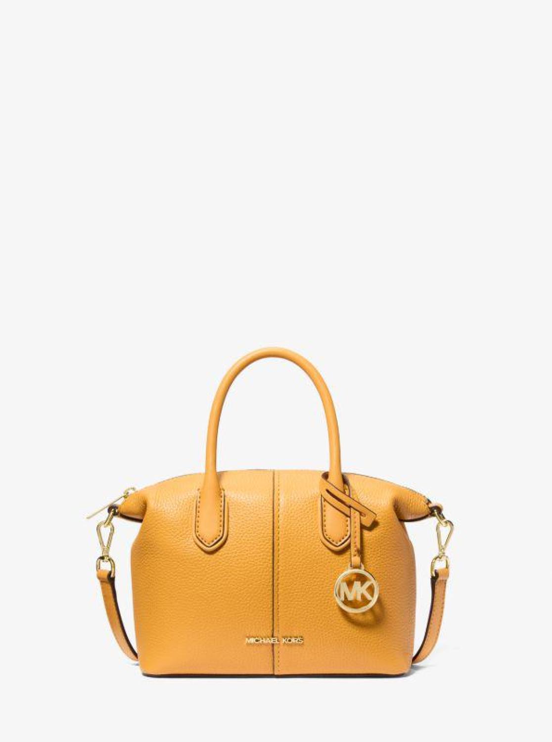 Hyde Small Pebbled Leather Satchel