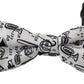 Dolce & Gabbana Elegant White Silk Bow Tie for Sophisticated Evenings