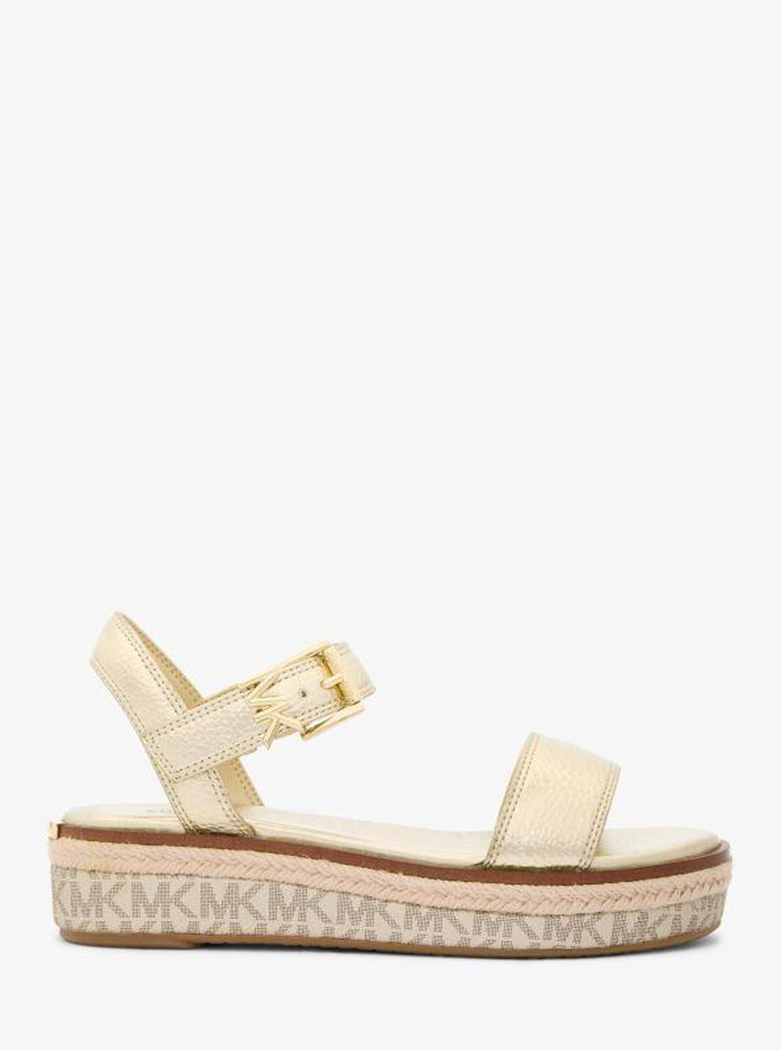 Richie Metallic Platform Espadrille Sandal