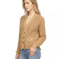 MICHAEL Women's Shaker-Stitch Cardigan Sweater