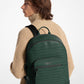 Hudson Crocodile Embossed Leather Commuter Backpack