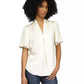 MICHAEL Women's Satin V-Neck Top