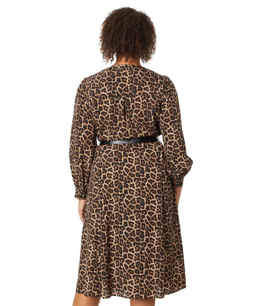 Plus Size Cheetah Kate Dress